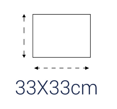Tovagliolo Monovelo 33x33