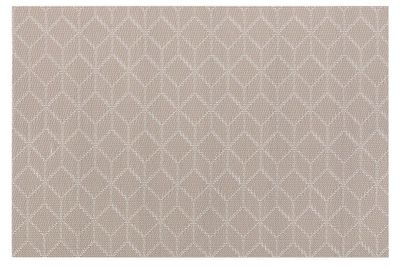 Tovaglietta Motivo Geometrico Cubo 30x45 cm Taupe - Tirolix