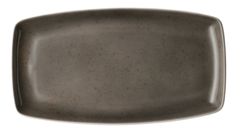 Schönwald - Piatto rettangolare 36 x 20 cm Unique Darkgrey Pottery