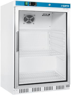 Saro - Frigorifero con porta in vetro bianco HK 200 GD