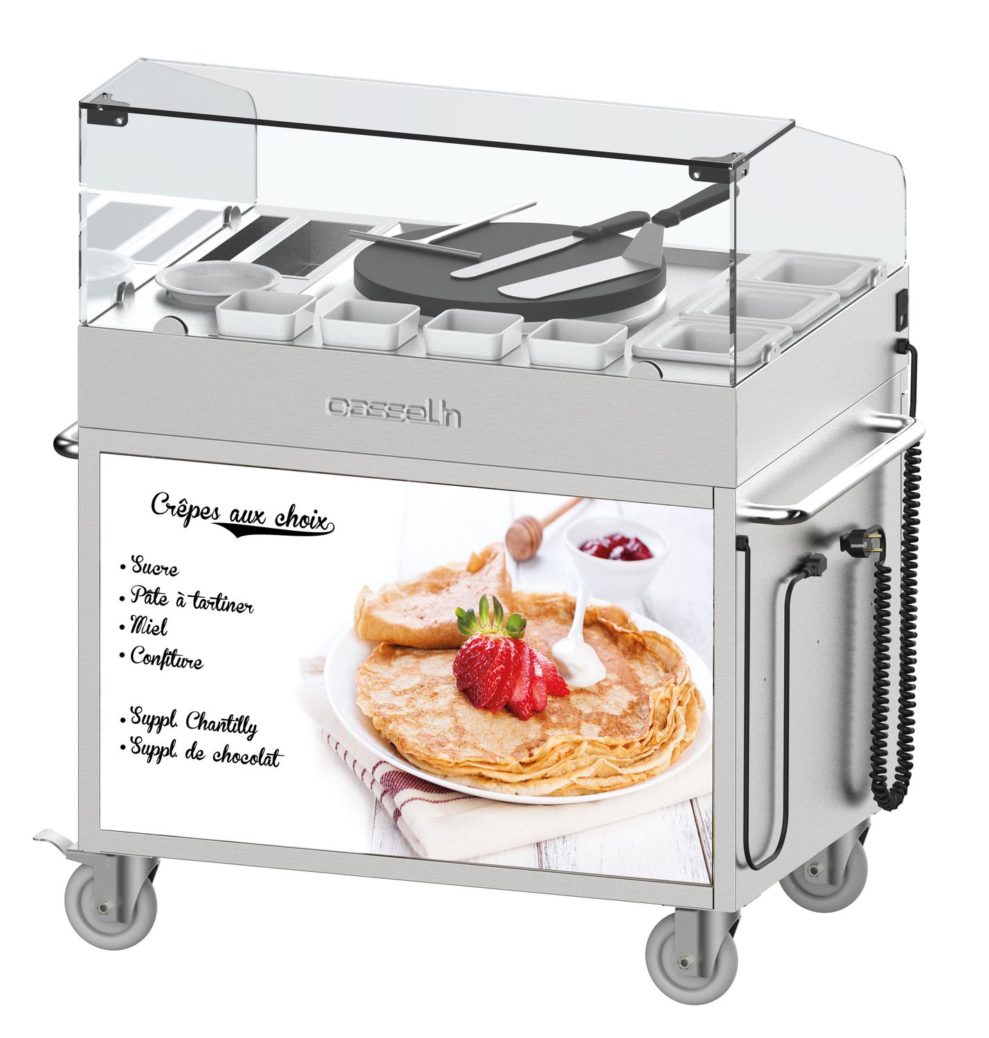 Casselin - Carrello per crepe 40