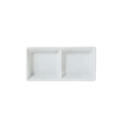 Coppetta 2 Scomparti 12,5 x 6 cm Forma 41 Quadra - Royal Porcelain