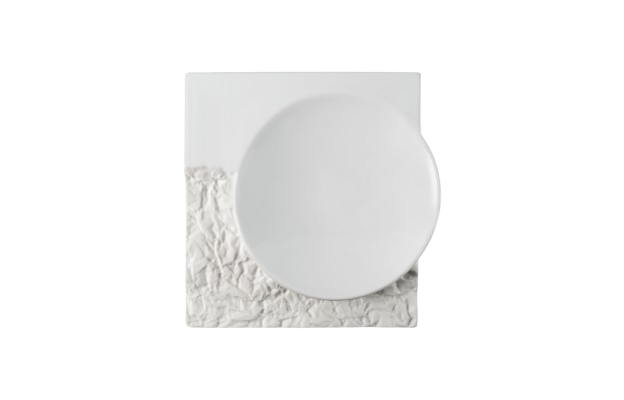 Costa Verde - Piatto Piano Quadro 20 x 20 cm Terra