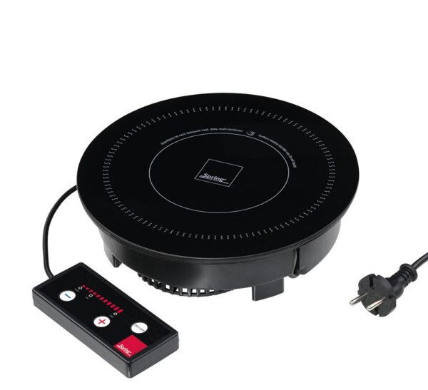 Spring - Fornello ad Induzione 1,0 KW Rotondo 24 cm EU Induction