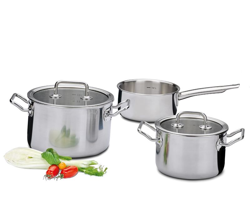 Spring - Set di pentole 3 pz. Brigade Premium