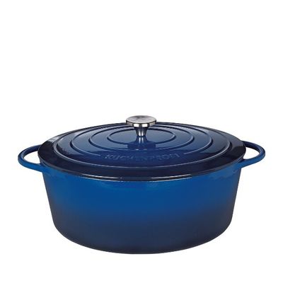 Küchenprofi - Casseruola ovale 35 cm blu