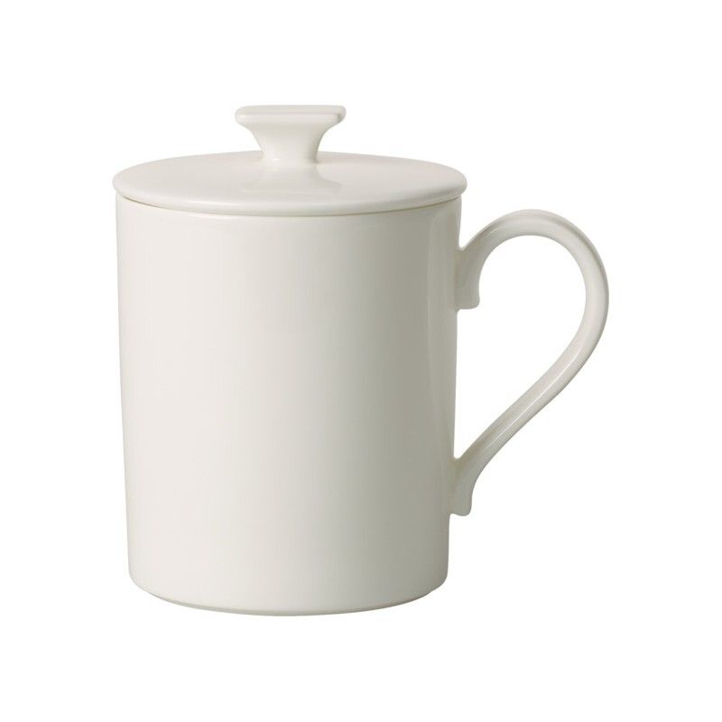 Villeroy &amp; Boch, Metrochic Blanc - Tazza con coperchio 0,32 l