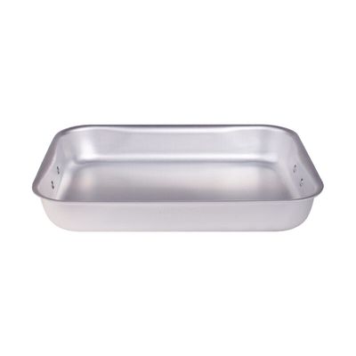 Agnelli - Rostiera Rettangolare 2 Manici 36 x 26 cm Forno - Alluminio - 3 mm