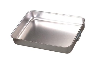 Agnelli - Rostiera Rettangolare 2 Manici 32 x 23 cm Forno - Alluminio - 2 mm