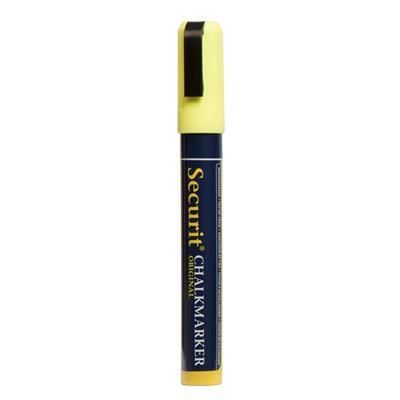 Securit - Pennarello Medium Per Lavagna Giallo Chalkmaker