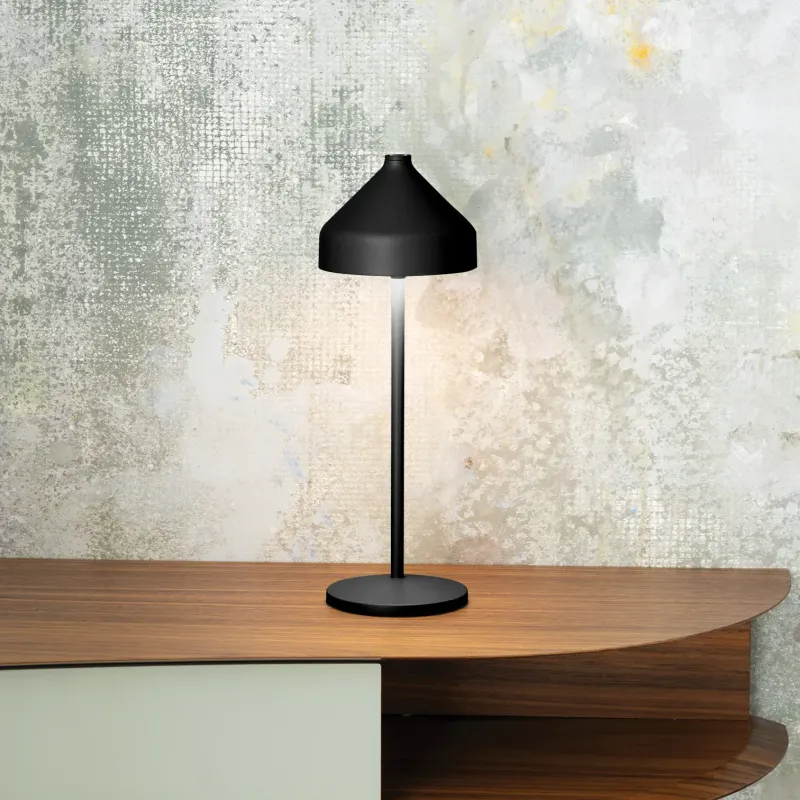 Lampada da tavolo 34 x 12 cm Amelie Nero - Zafferano