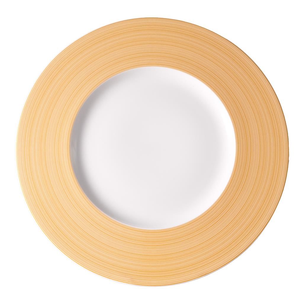 Piatto Piano 30 cm Beaulieu Champagne - Royal Bone China