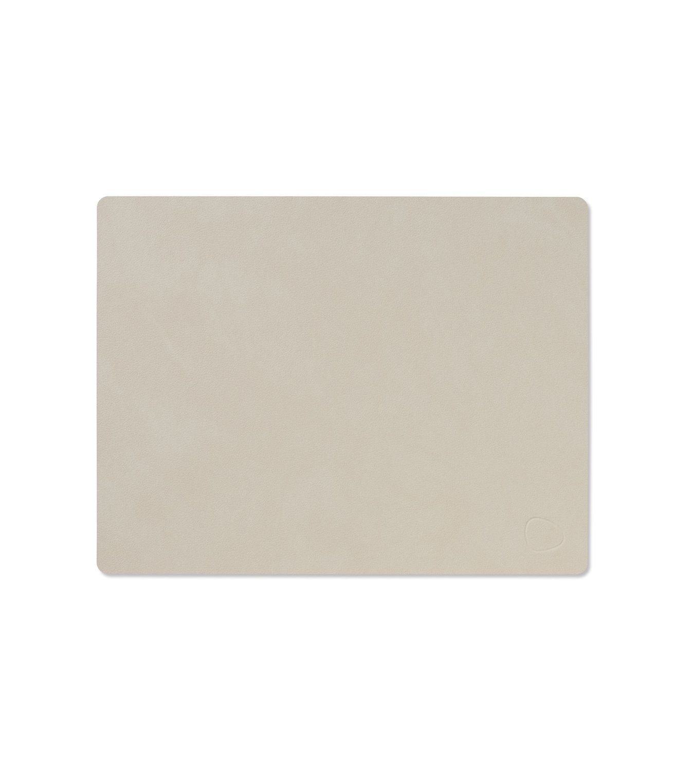 Lind DNA - Tovaglietta Nupo Square oyster white 26,5x34,5 cm