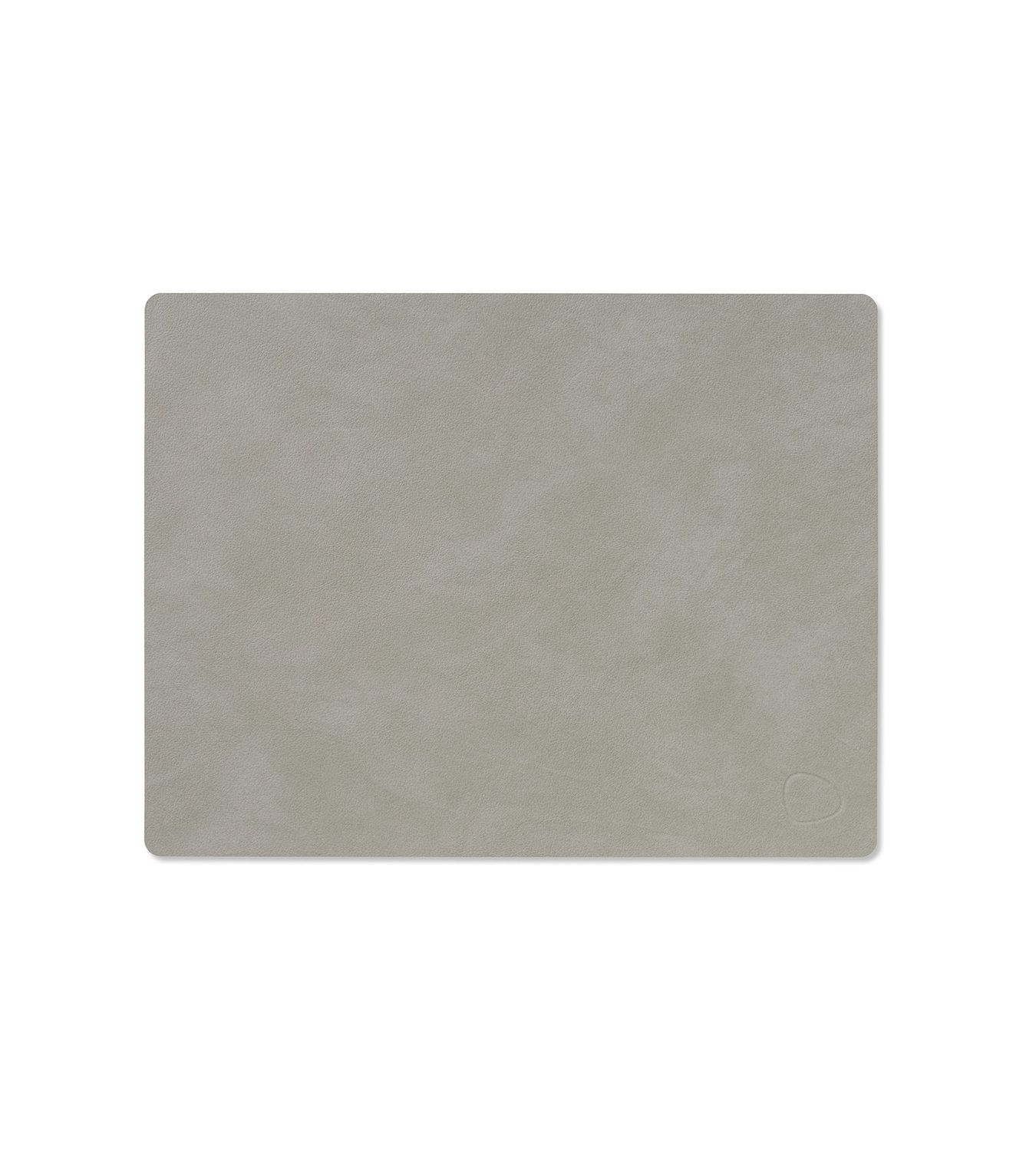 Lind DNA - Tovaglietta Nupo Square light grey 26,5x34,5 cm