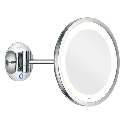 Aliseo - Specchio illuminato con braccio singolo Led Saturn T3 220 mm