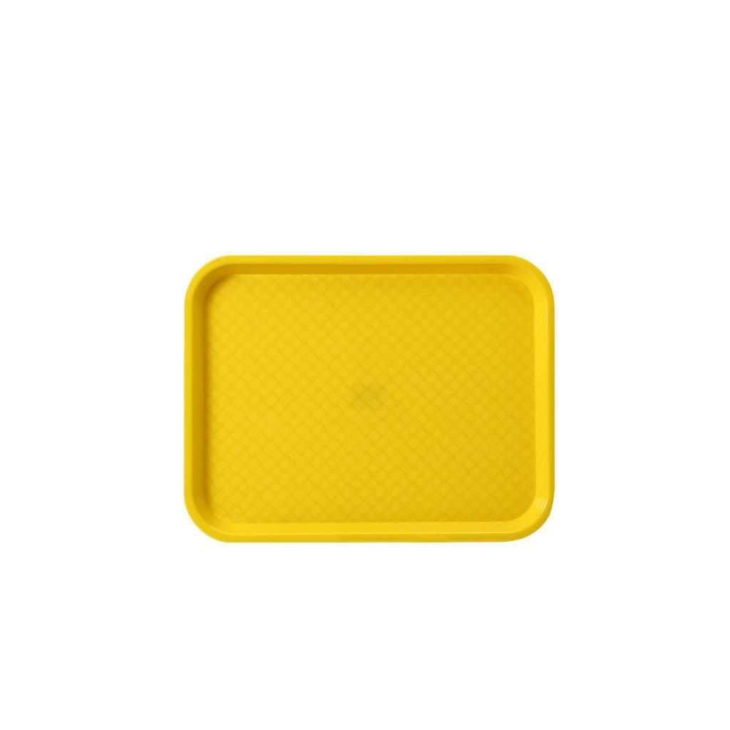Tirolix - Vassoio Rettangolare Snack 40,5 x 29,5 cm Giallo Tabla