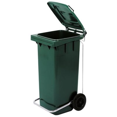 Paderno - Pattumiera a pedale 120 l Verde