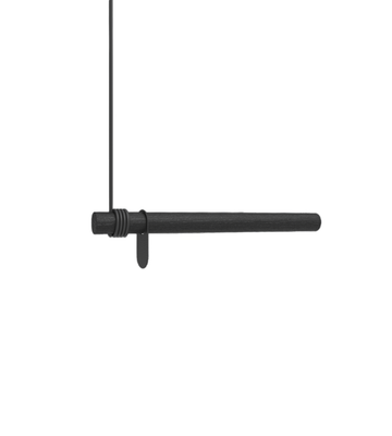 Lind DNA - Appendiabiti Oak black/Leather Cord black 50 cm