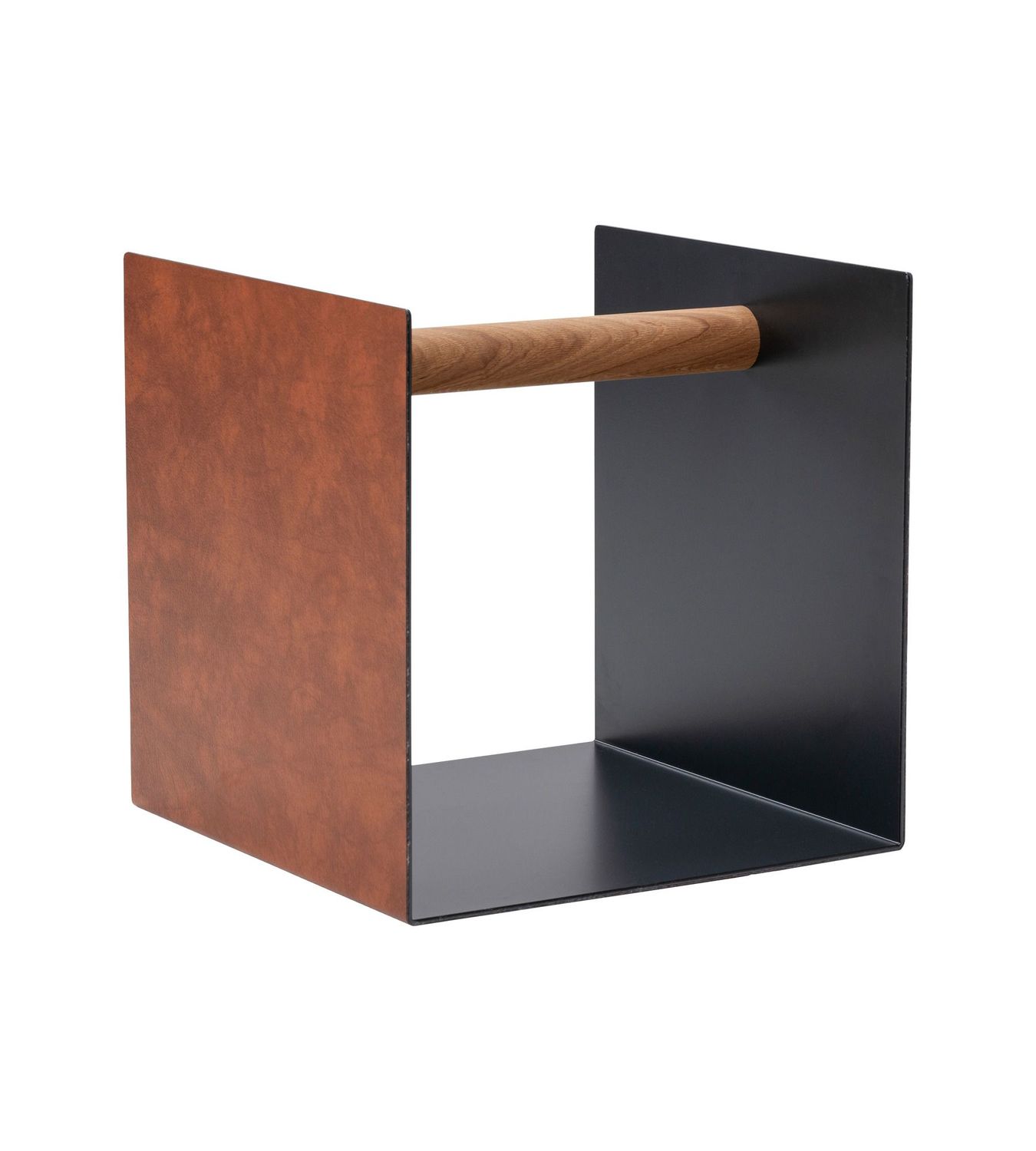 Lind DNA - Tavolino Bull cognac/Steel black/Oak nature 40x40x40 cm