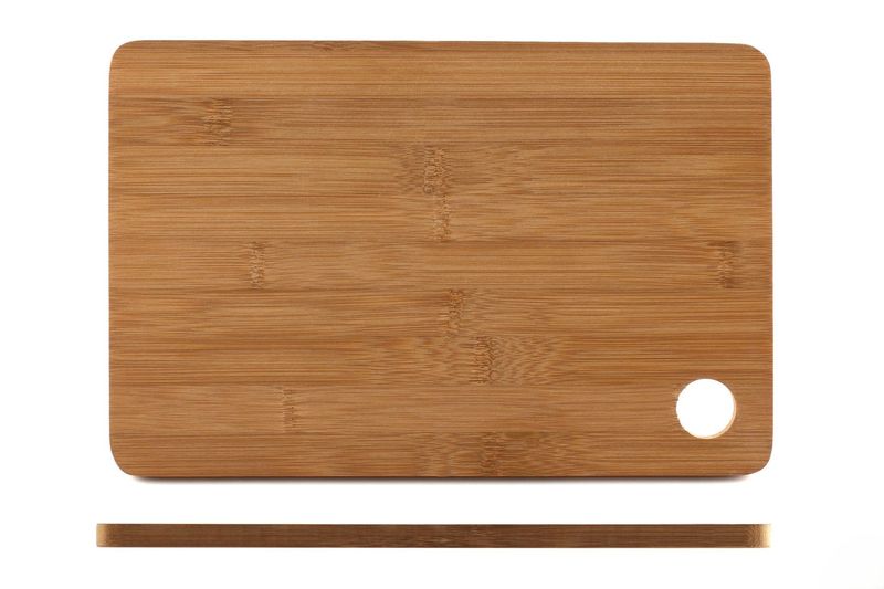 Kesper - Tagliere rettangolare con foro 28 x 18,5 cm
