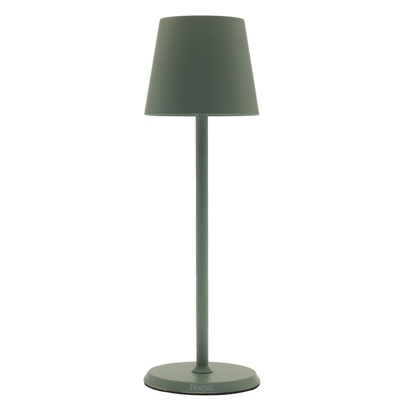 Feng - Lampada tavolo led 10 x 34 cm Verde Lumiere Round