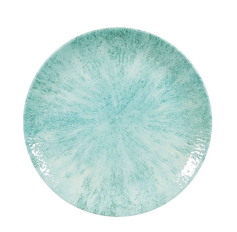 Churchill - Piatto piano 21,7 cm Stone Aquamarine Studio Prints