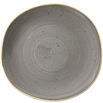 Churchill - Piatto piano irregolare 26,4 cm Peppercorn Grey