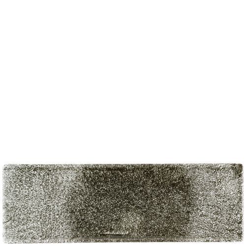 Churchill - Piatto rettangolare 29,5 x 8,8 cm Raku Quartz Black Studio Prints