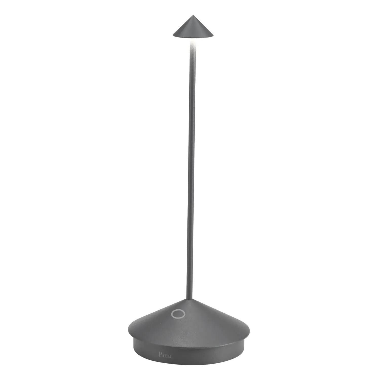 Lampada da tavolo 29 x 10,5 cm Pina Grigio Scuro - Zafferano