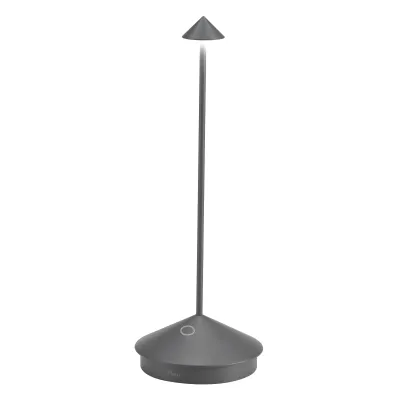 Lampada da tavolo 29 x 10,5 cm Pina Grigio Scuro - Zafferano