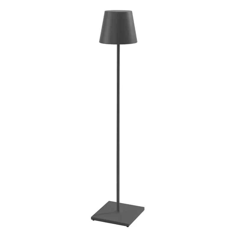 Lampada da terra 150 x 28 cm Poldina XXL Grigio Scuro - Zafferano