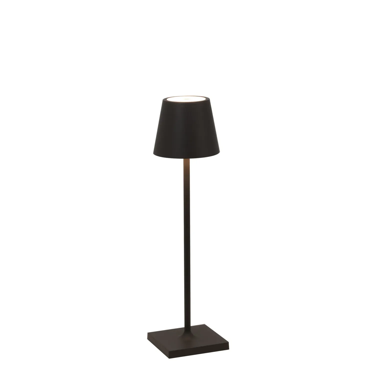 Lampada da tavolo 27,5 x 7 cm Poldina Micro Nero - Zafferano