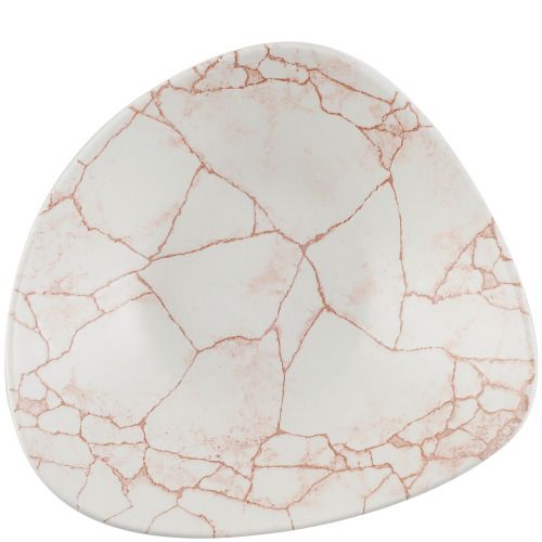 Churchill - Ciotola triangolare 23,5 cm Kintsugi Coral Studio Prints
