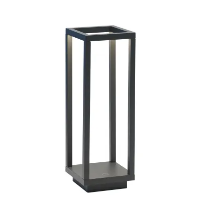 Lampada da tavolo 29,4 x 10 cm Home Grigio Scuro - Zafferano