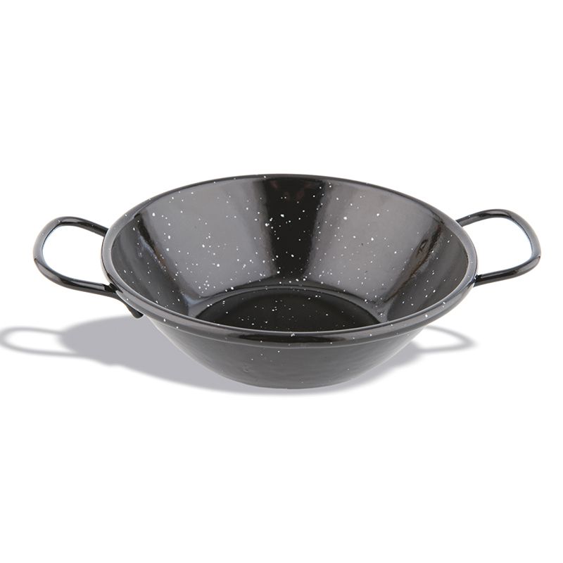Yegam - Wok Fonda Inox Smaltato Ø 16