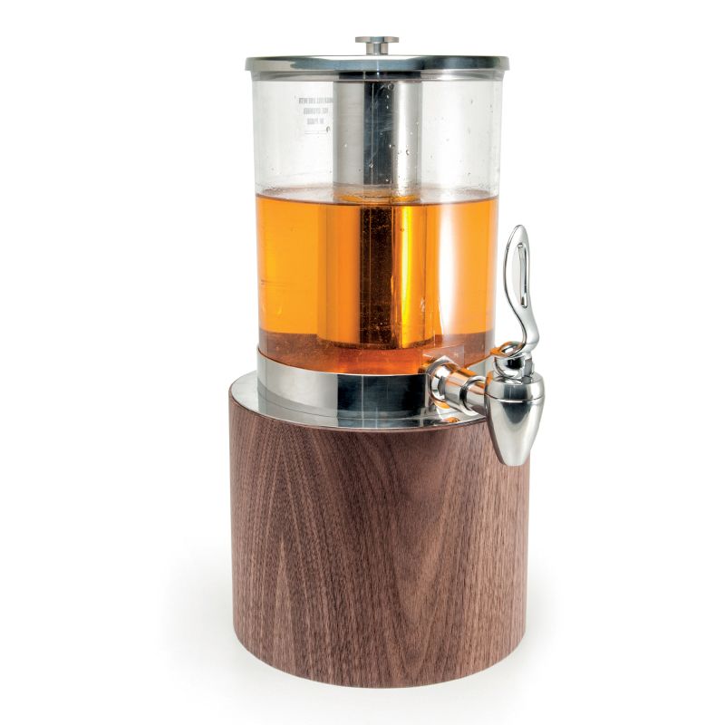 Yegam - Distributore di succhi 7 l con base in legno Frassino