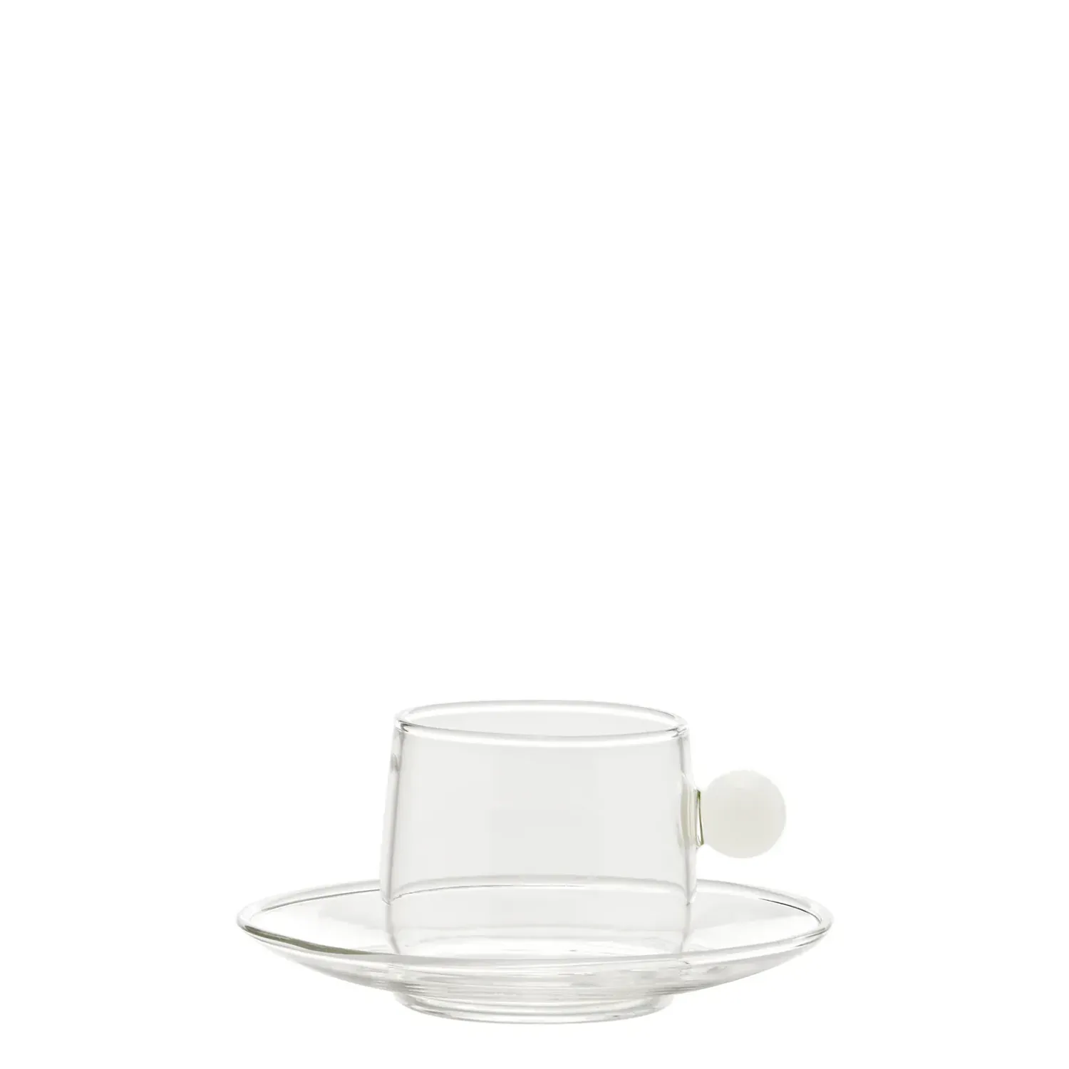 Tazzina con piattino 12 cl Bilia Bianco - Zafferano