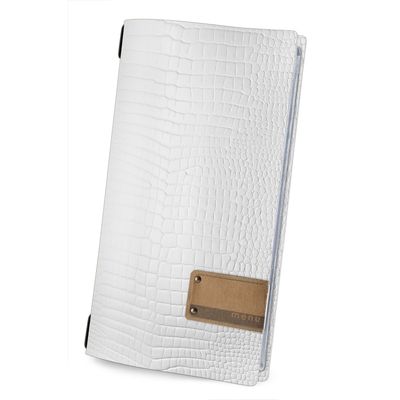 Dag Style - Menu Fashion Bianco Kroko 4RE 17,3x31,8 cm