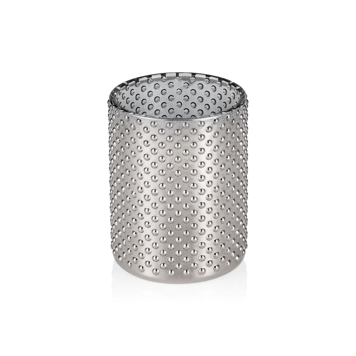 Tirolix - Portacandela 8 x 10 cm Metallico Nubs