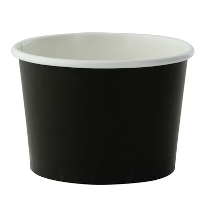 Firstpack - Coppa per gelato nera 120 ml