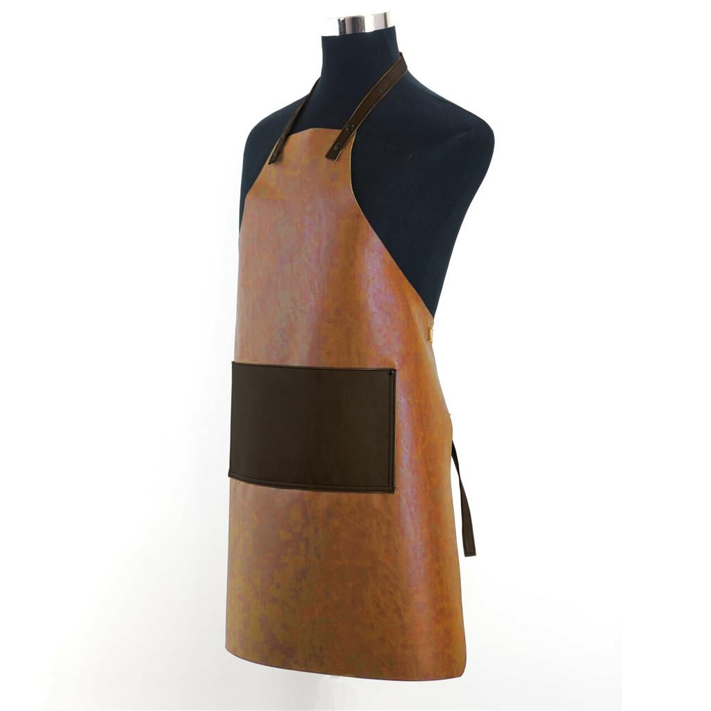 Tirolix - Grembiule 80x60 cm Cognac/Nero Colour WGRM