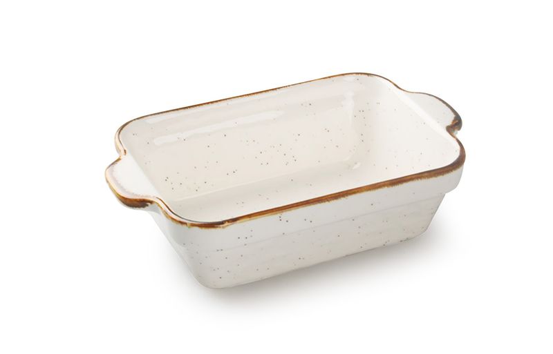 Lioness - Mini casseruola rettangolare 24 x 15 x 5 cm Justcolor Sesame Crema