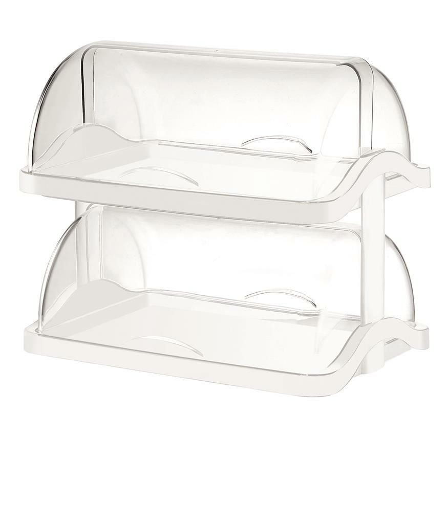 Pasticcera Doppia 48 x 33 cm Trasparente - Guzzini