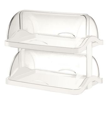 Pasticcera Doppia 48 x 33 cm Trasparente - Guzzini