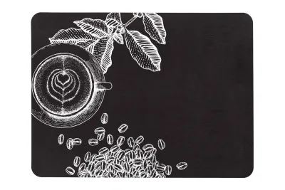 Tovaglietta con Stampa 33x45 cm Nero - Tirolix