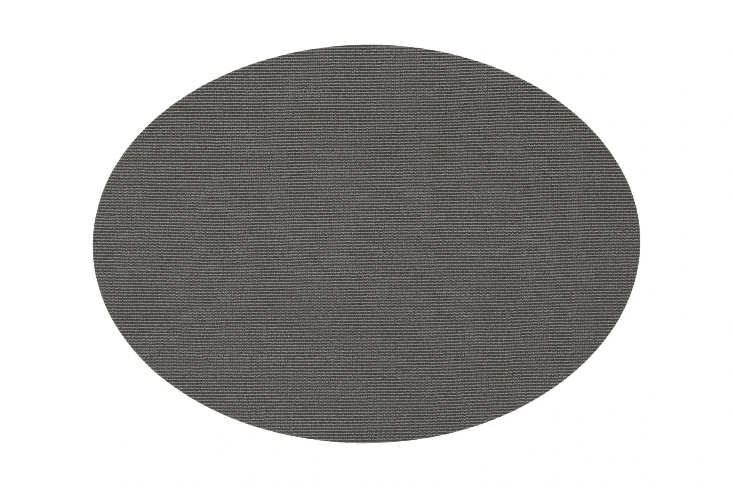 Tovagliette Ovale Testurizzate 33x45 cm Grigio - Tirolix