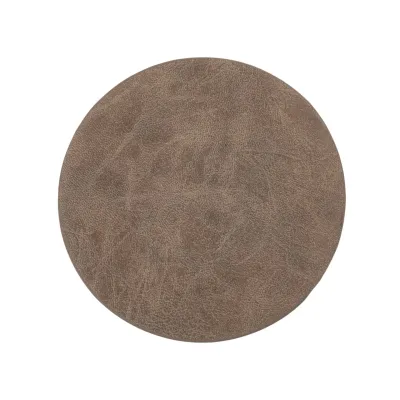 Sottobicchieri Ecopelle 4 Pz. 9,5 cm Marrone - Tirolix