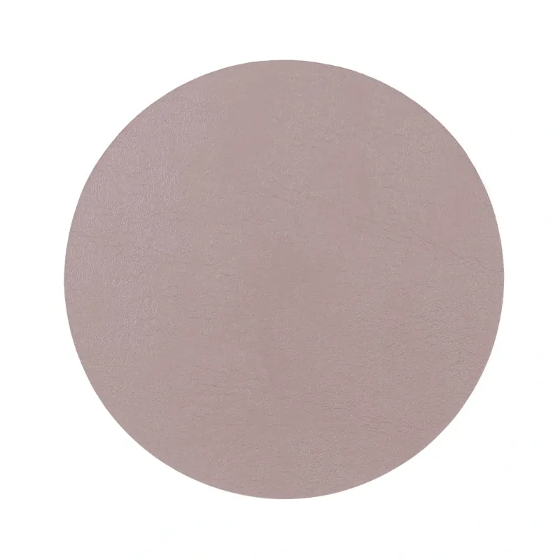 Sottobicchieri Pelle Riciclata 4 Pz. 10 cm Rosa - Tirolix