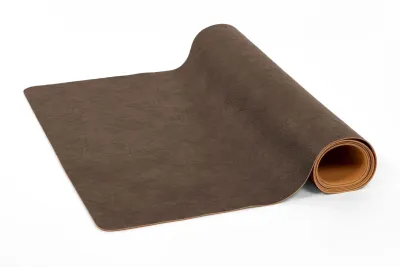 Runner Finta Pelle 44x145 cm Marrone Scuro - Tirolix