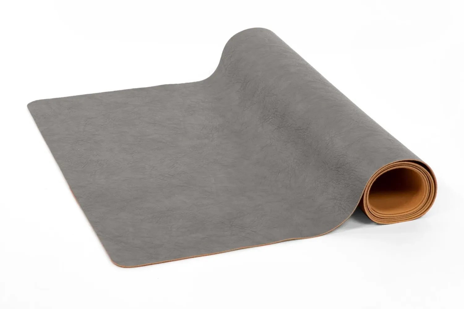 Runner Finta Pelle 44x145 cm Grigio - Tirolix